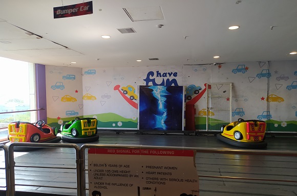 Bumper car in providence mall