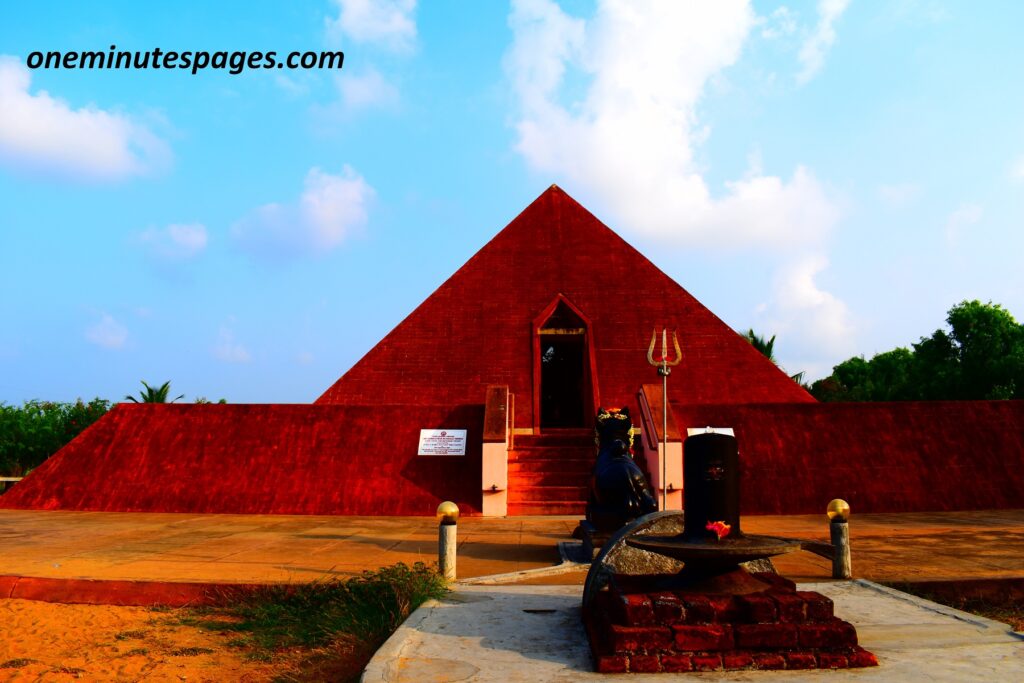 Pyramid temple in Pondicherry